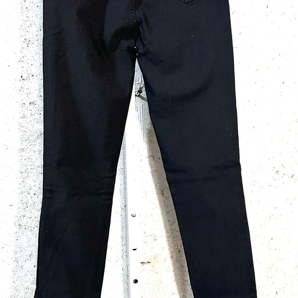 #075 Sz 1 SWANK Black Skinny Pants - Picture 4 of 6